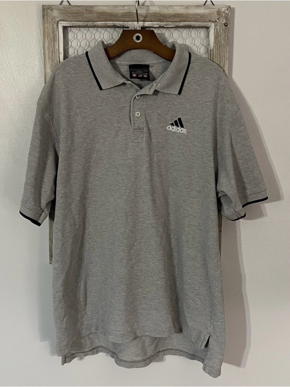 Adidas Men’s Grey Polo Shirt